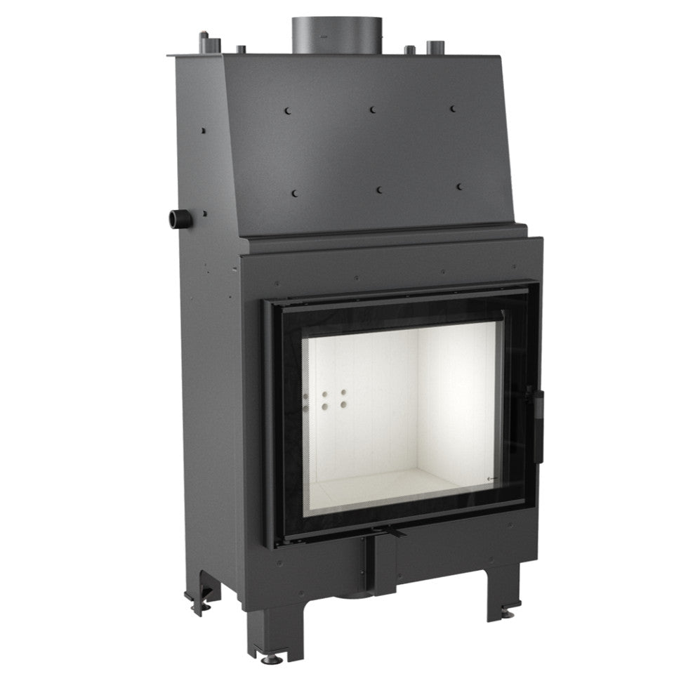 Wasserführender Kamineinsatz MBZ 13 mit Klapptür 13kW 