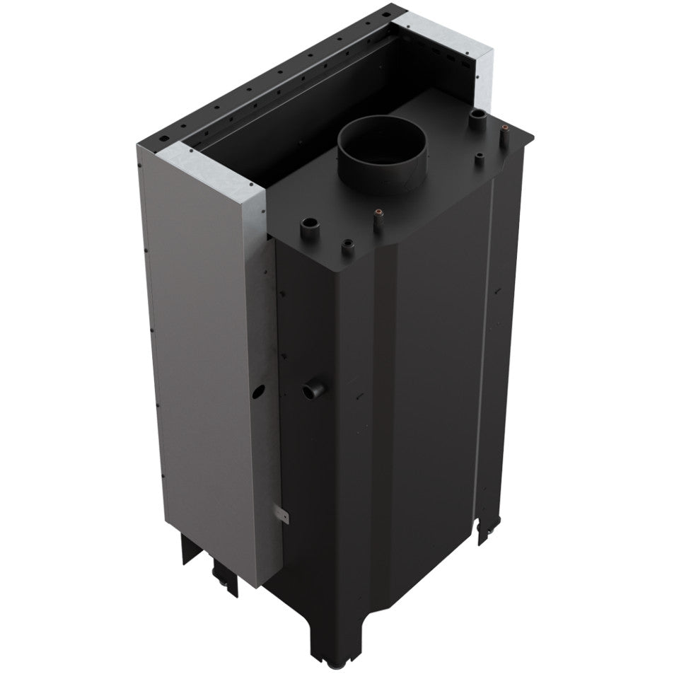 Wasserführender Kamineinsatz MBZ 13 PW mit Hebetür 13kW