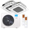 MIDEA Deckenkassetten-Set Multisplit | 3,5 kW + 5,2 kW