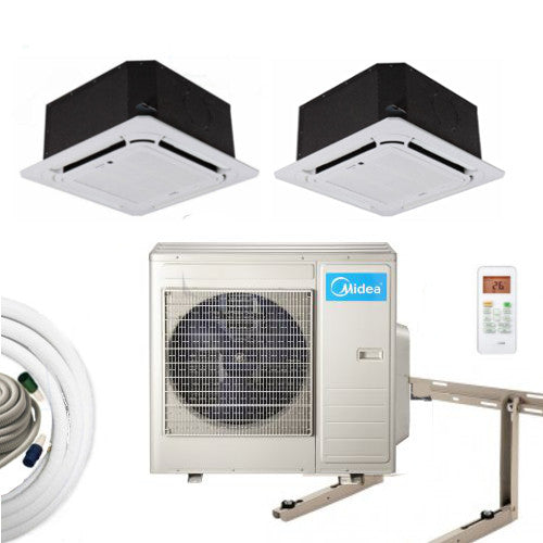 Klimaanlage Komplettset Multisplit Midea Deckenkassette 2x5,3kW
