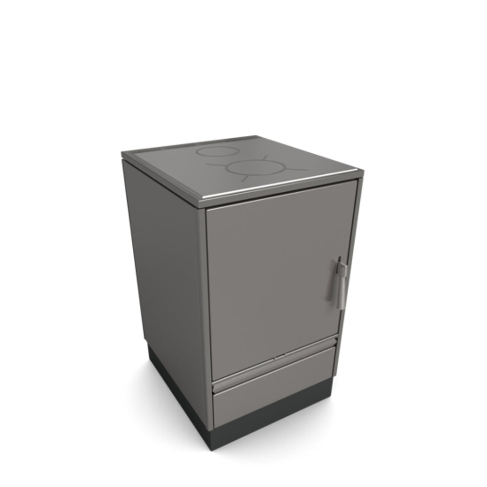 Glutos HH 02 S Küchenherd in metallic 5,5 kW | klimaworld.com