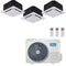 Midea Multisplit Klimaanlage Deckengerät 1x2,6kW und 2x3,5kW
