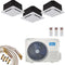 Midea Multisplit Klimaanlage Deckengerät 2,6+3,5+5,3kW Quick-Connect