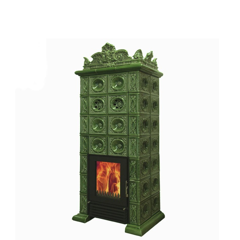 EuroTeplo wasserführender Kachelofen | Barock | 12 kW