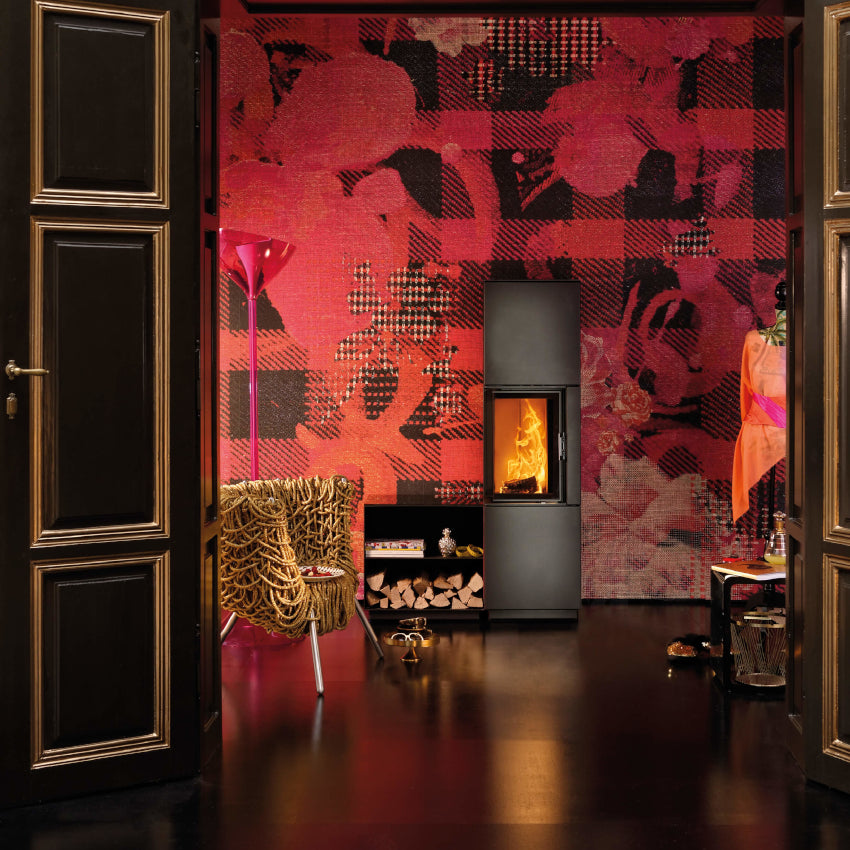 Austroflamm | Designkamin | Minh | Image Image mit Anbaubox klein links