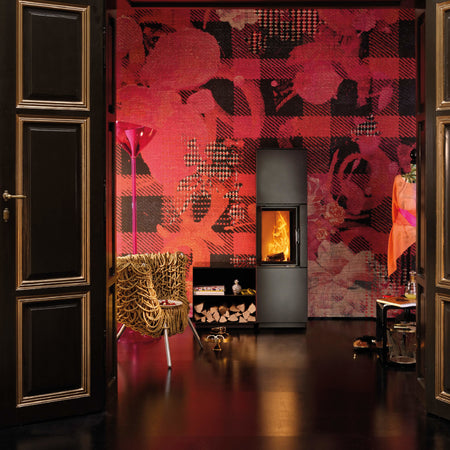 Austroflamm | Designkamin | Minh | Image Image mit Anbaubox klein links