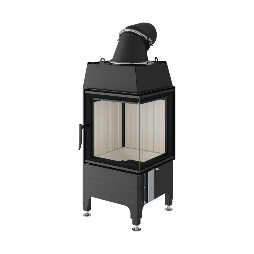 Spartherm Kamineinsatz Mini 2R RLA | 7 kW | Selbstschließende Tür weis