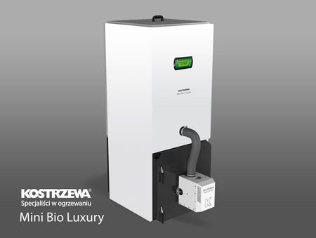 Pelletkessel Mini Bio Luxury mit Lambdasonde 10kW BAFA gefördert weis