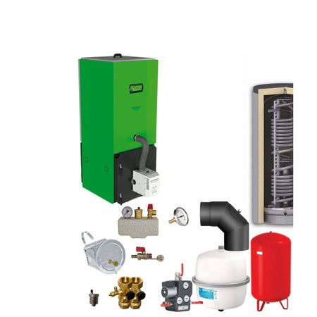 Kostrzewa Mini Bio Luxury 20kW Pelletkessel Komplettset 4