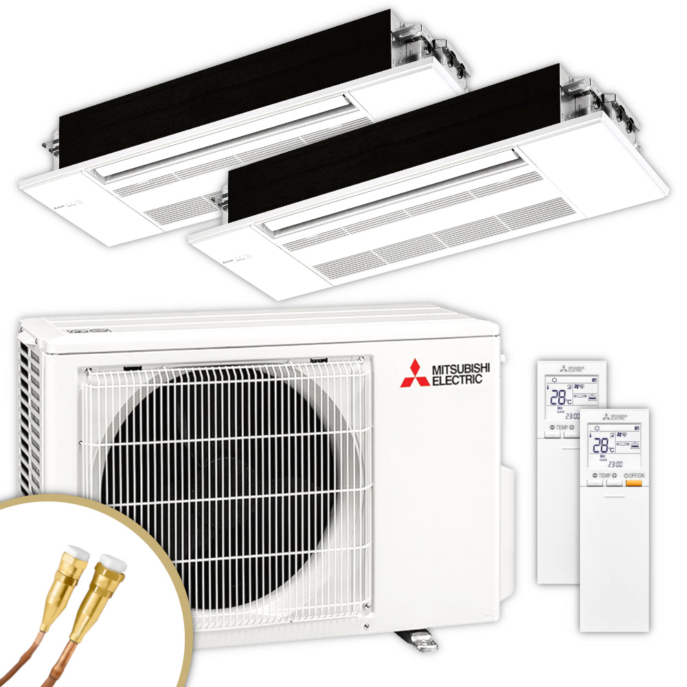 Mitsubishi Multisplit Klimaanlage Set | MLZ-KP | 2,5 kW + 2,5 kW | Klimaworld.com