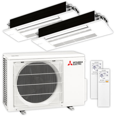 Mitsubishi Multisplit Klimaanlage Set | MLZ-KP | 2,5 kW + 2,5 kW | Klimaworld.com