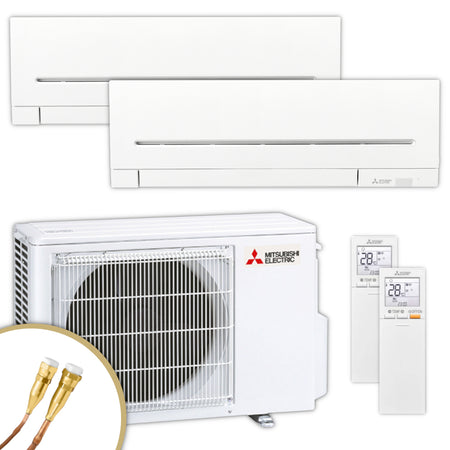 MITSUBISHI | Klima-Set MXZ/MSZ-AP | 2,5 kW + 2,5 kW | Quick-Connect