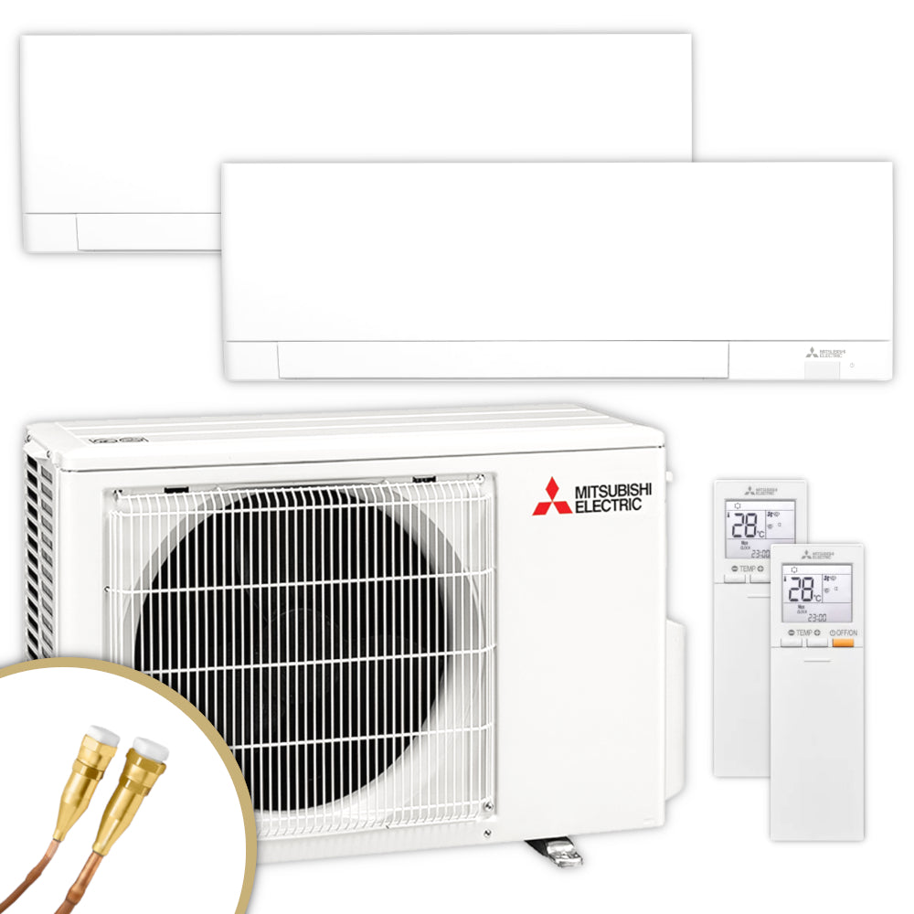 Mitsubishi Multisplit Klimaanlage Set | MSZ-AY | 1,5 kW + 3,5 kW | klimaworld.com