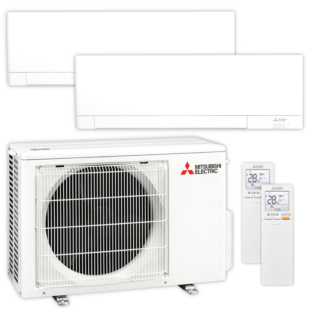 Mitsubishi Multisplit Klimaanlage Set | MSZ-AY | 2,5 kW + 3,5 kW | klimaworld.com