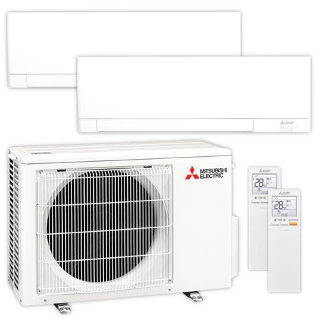 Mitsubishi Multisplit Klimaanlage Set | MSZ-AY | 3,5 kW + 3,5 kW | klimaworld.com