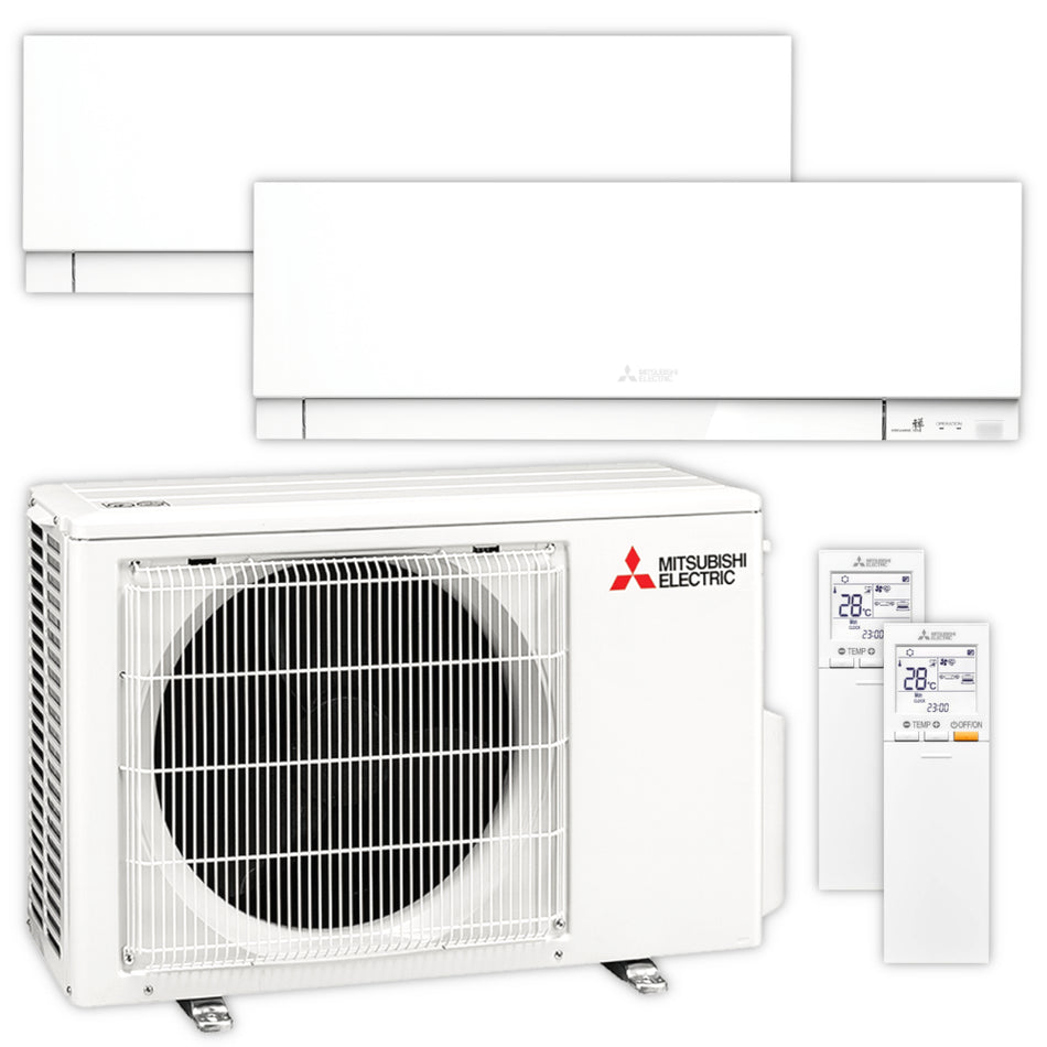 MItsubishi Multisplit Klimanlage Set MSZ-EF | 1,8 kW + 2,5 kW | White | klimaworld.com