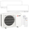 Mitsubishi Multisplit Klimaanlage Set | MSZ-EF | 3,5 kW + 3,5 kW | White