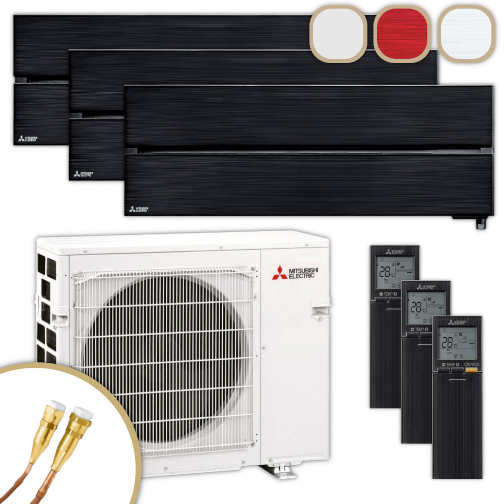 MITSUBISHI | Klima-Set MXZ/MSZ-LN | 2× 2,5 kW + 3,5 kW | Quick-Connect