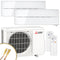 Mitsubishi Multisplit Klimaanlage | MSZ-LN | 1,8 + 2,5 kW | Natural White | Quick-Connect