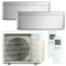 DAIKIN Multisplit Klimaanlage | Stylish | silber | 2,0 kW + 3,4 kW