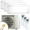 DAIKIN Multisplit Klimaanlage | Stylish | weiß | 3x2,5 kW | Quick Connect