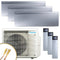 DAIKIN Multisplit Klimaanlage | Emura 3 | silber | 3x2,5 kW | Quick Connect
