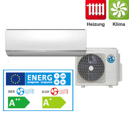 Klimaanlage Mundoclima Monosplit Inverter Wandgerät MUPR-09-H6 2,63kW