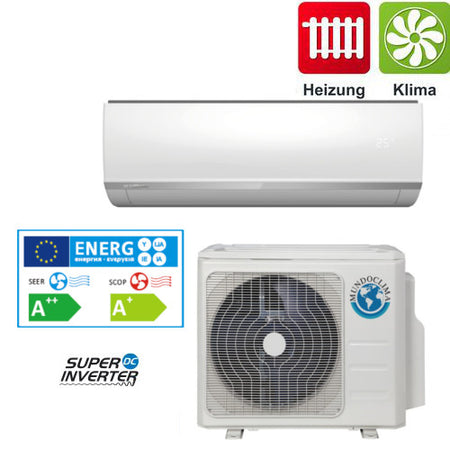 Klimaanlage Mundoclima Monosplit Inverter Wandgerät MUPR-18-H6 5,27kW