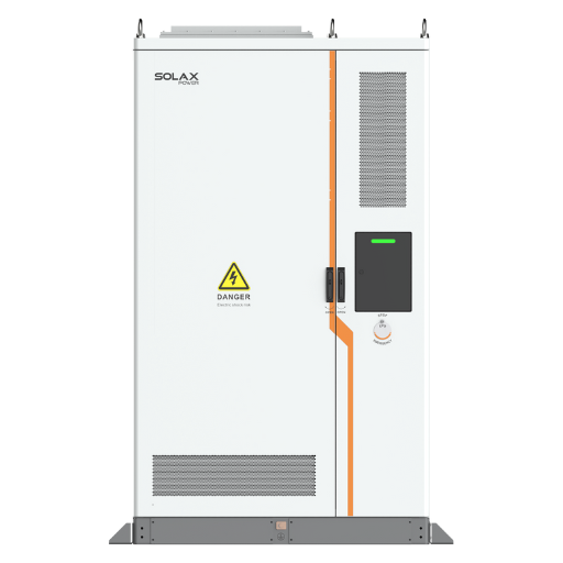 weißer Batterieschrank TRENE-P100B215 Frontansicht | Klimaworld.com