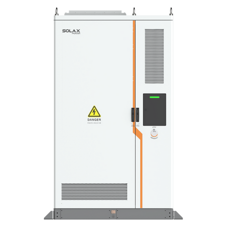 weißer Batterieschrank TRENE-P100B215 Frontansicht | Klimaworld.com