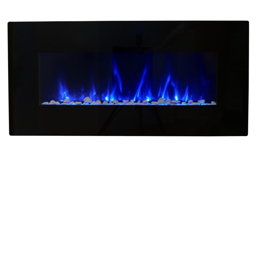 Flammen blau