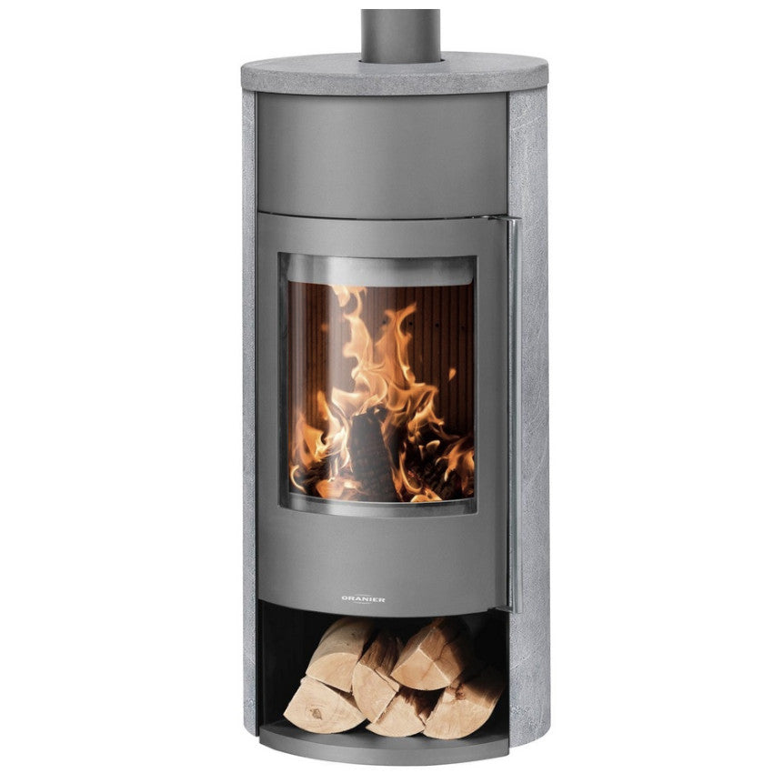 ORANIER | Polar Neo W+ | Gussgrau | Speckstein | 8.0 kW