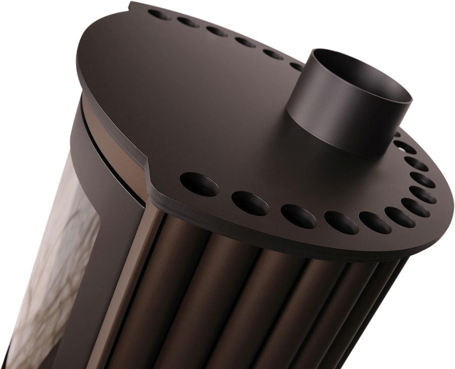 HS Flamingo Warmluftofen Masterfalmme Piccolo II in Braun | Klimaworld.com