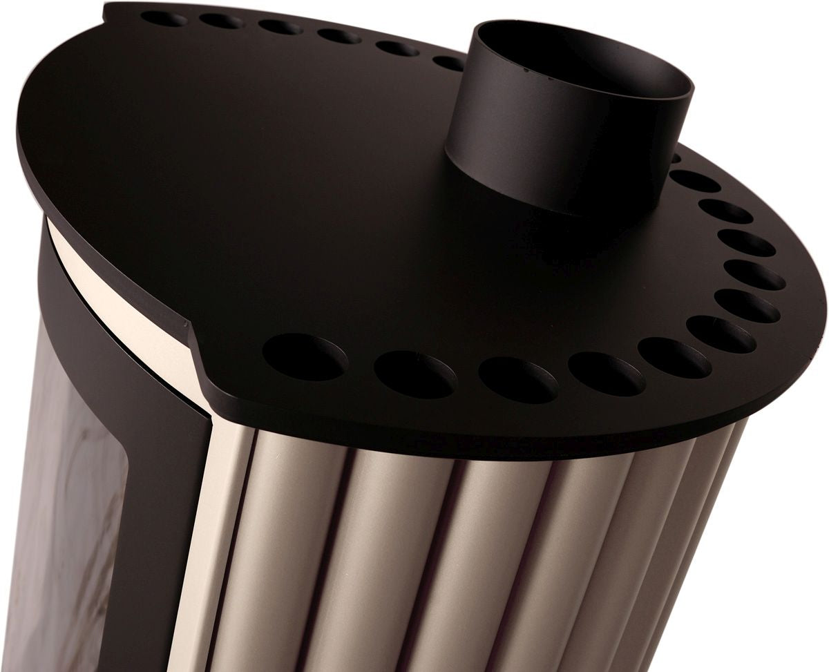 HS Flamingo Warmluftofen Masterfalmme Piccolo II in Creme | Klimaworld.com