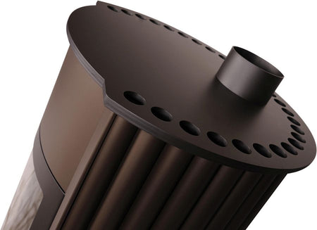 HS Flamingo Warmluftofen Masterflamme Grande II, braun | klimaworld.com