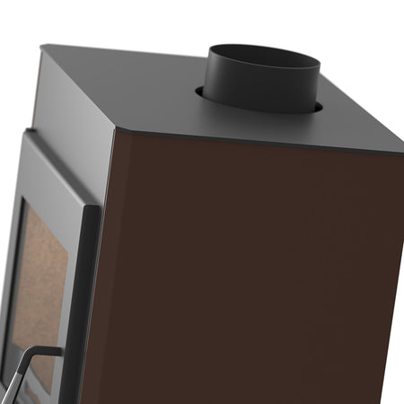 HS-Flamingo Kaminofen Espo III, braun | klimaworld.com
