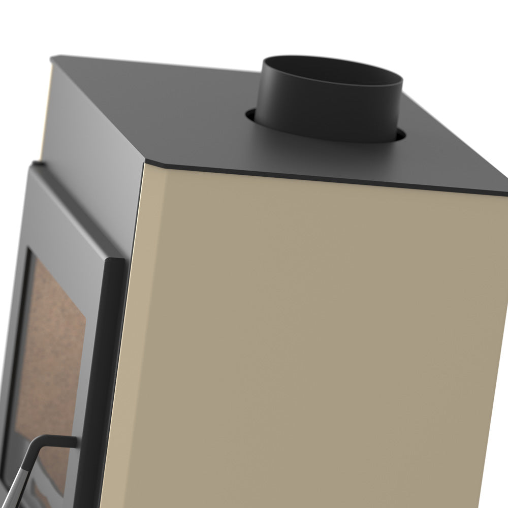 HS-Flamingo Kaminofen Espo III, creme | klimaworld.com