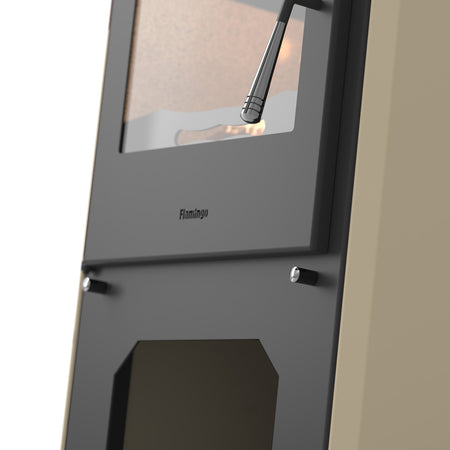 HS-Flamingo Kaminofen Espo III, creme | klimaworld.com