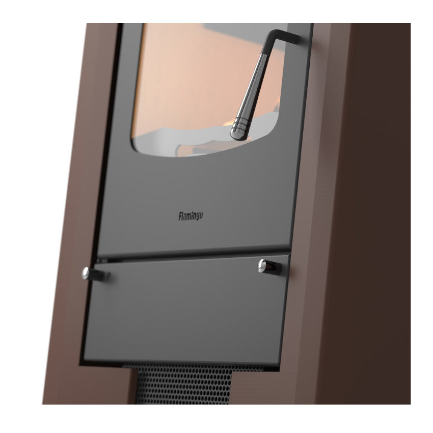 HS Flamingo Kaminofen Espo I, braun | klimaworld.com
