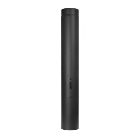 Längenelement 1000mm+Drosselklappe schwarz