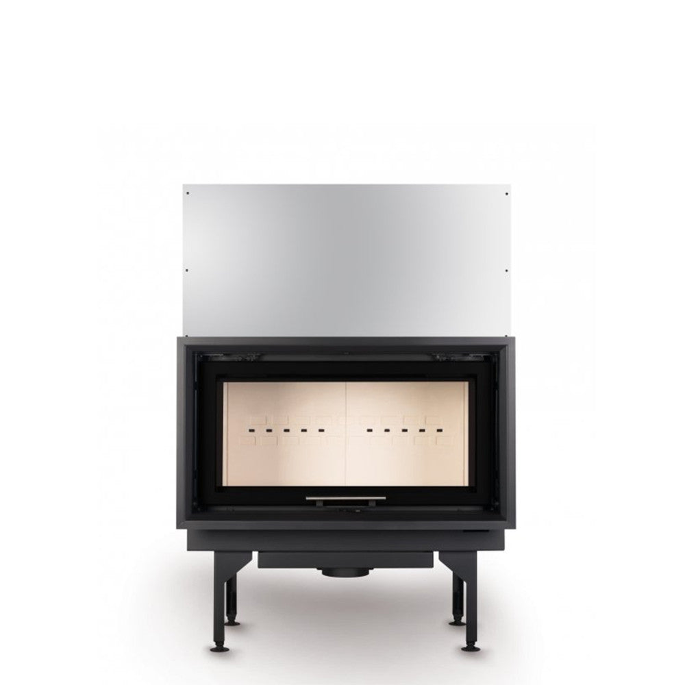 Warmluft Kamineinsatz Flamen Omega 90V F, mit Hebetür 15kW