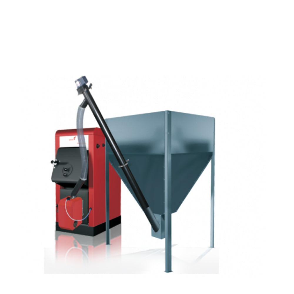 Pelletkessel Orligno 100 mit Pelletbrenner 16 kW