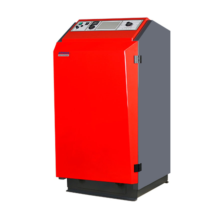 Atmos roter P25 Pelletkessel ohne Brenner | klimaworld.com