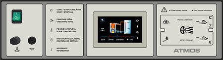 Panel mit elektronischer Regelung ATMOS ACD 04 | Klimaworld.com