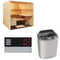 Sentiotec Sauna Komplettset Panorama Large | Scandia Next Combi | 5 Pers.