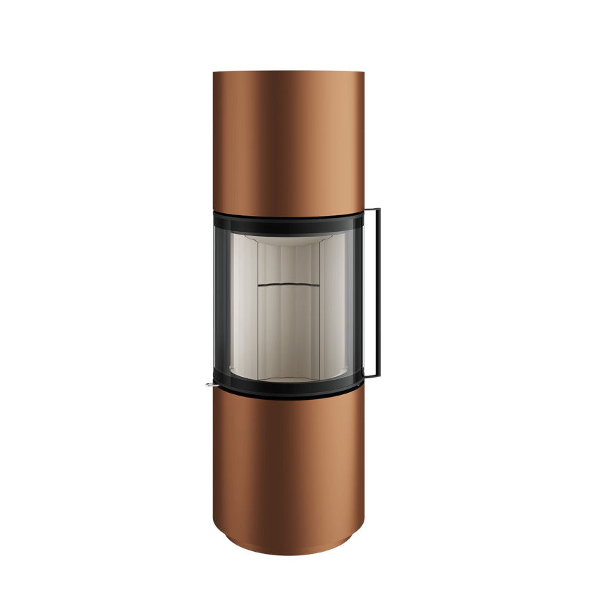 Spartherm Kaminofen Passo S | Rostbraun-Metallic 6,1 kW