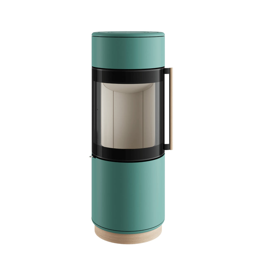 Spartherm Kaminofen Passo XS Style RLU | Türkis 5,9 kW