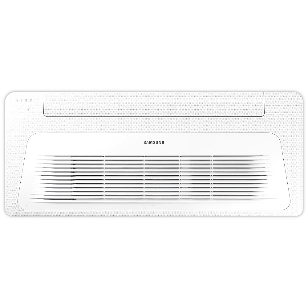 Samsung WindFree 1-Wege-Deckenkassette in Weiss mit mittigem Luftauslass und schmalen Lamellen | Klimaworld.com