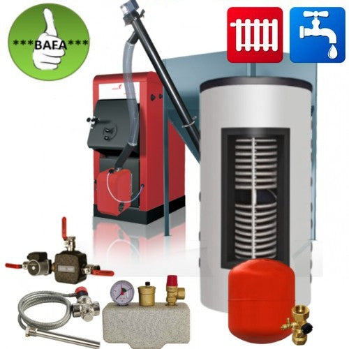 Pelletkessel Orligno 100 mit Pelletbrenner Hauptbild