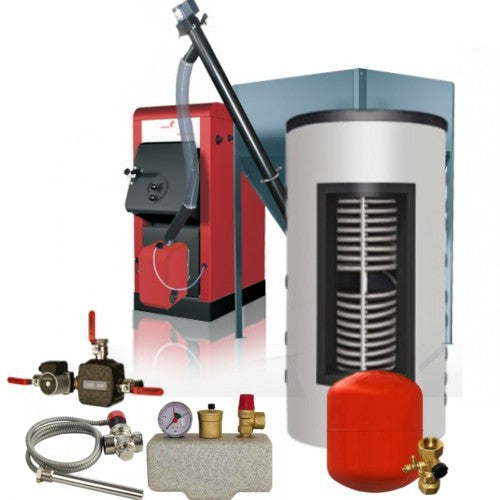 Pelletkessel Orligno 100 mit Pelletbrenner BAFA Förderbar 16 kW
